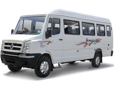 tempo traveller 20 seater, 20 seater tempo traveller on rent, 20 seater traveller, 20 seater tempo traveller per km rate